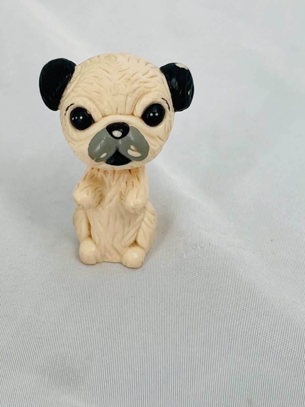 Vintage 1980s Pug Figurine